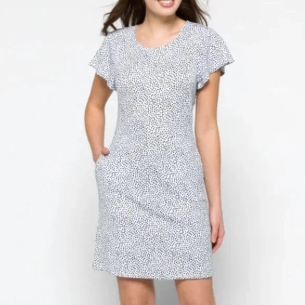 41 Hawthorn Black and White Mini Dress with Pockets Size Medium